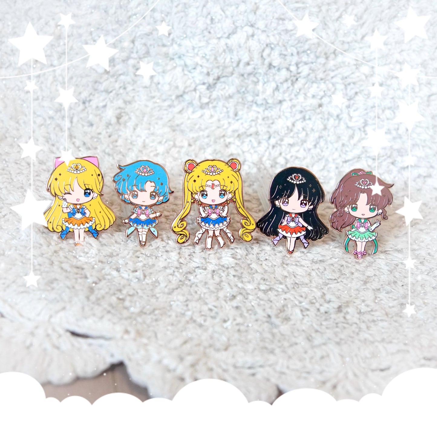 Princess Sailor Mercury - Moonie Enamel Pin