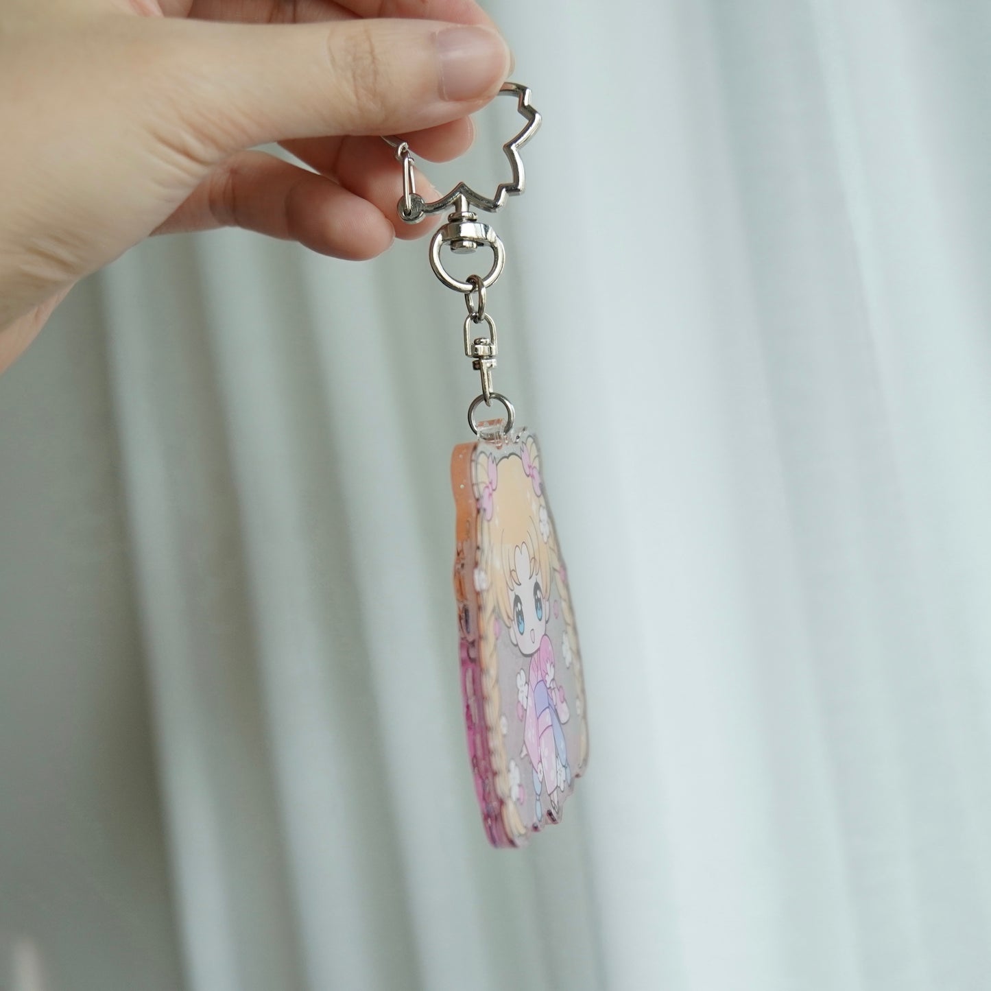 Yukata Usagi Acrylic Keychain - Moonie Series