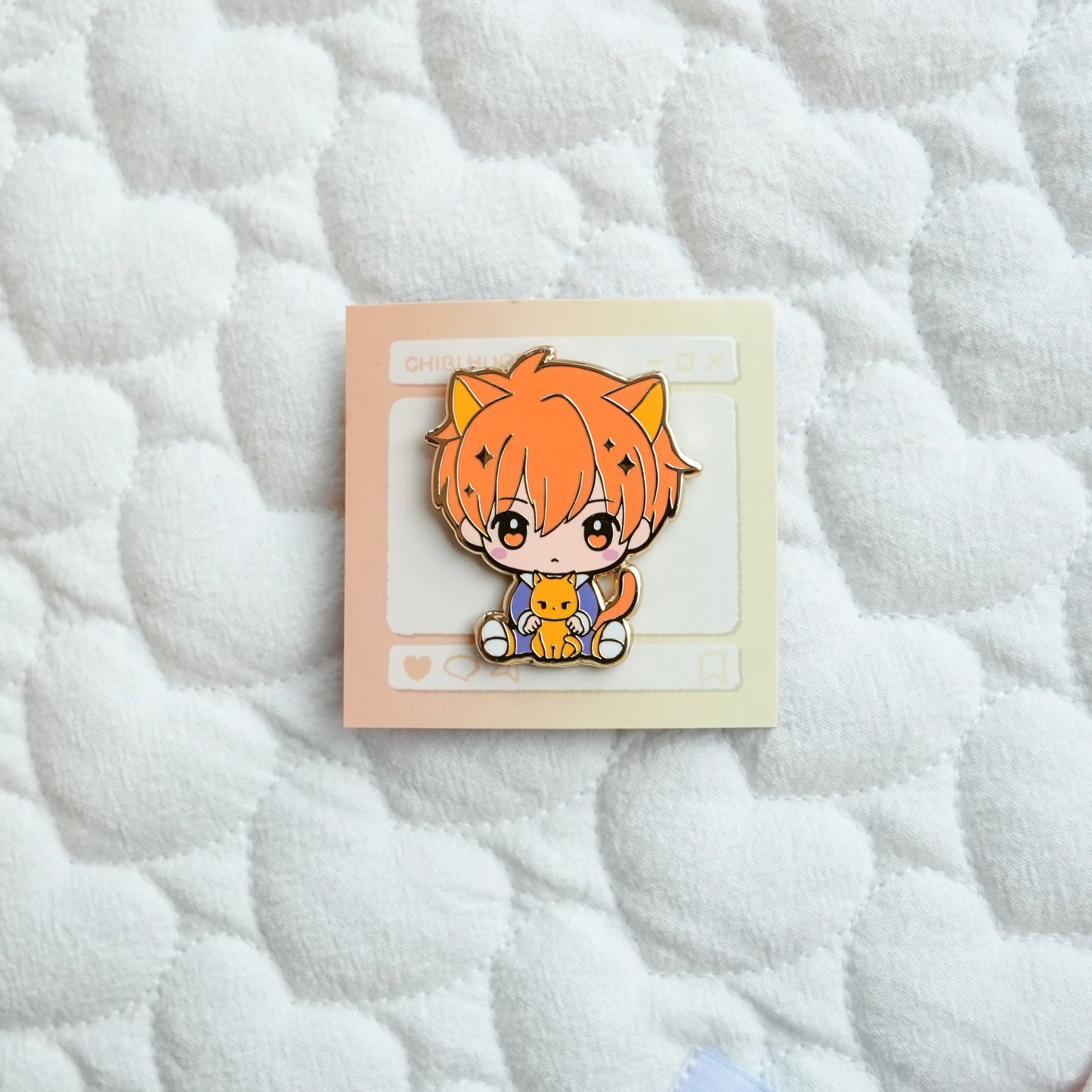 Fruits Basket Chibi Hug Enamel Pins – Kyo, Tohru & Yuki