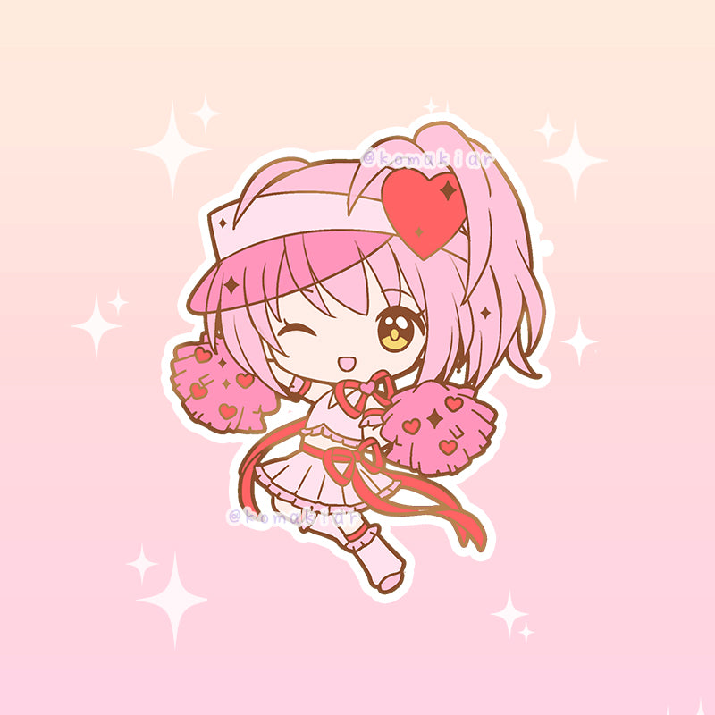 Shugo Chara Classic Magical Girls Enamel Pin – Amulet Heart