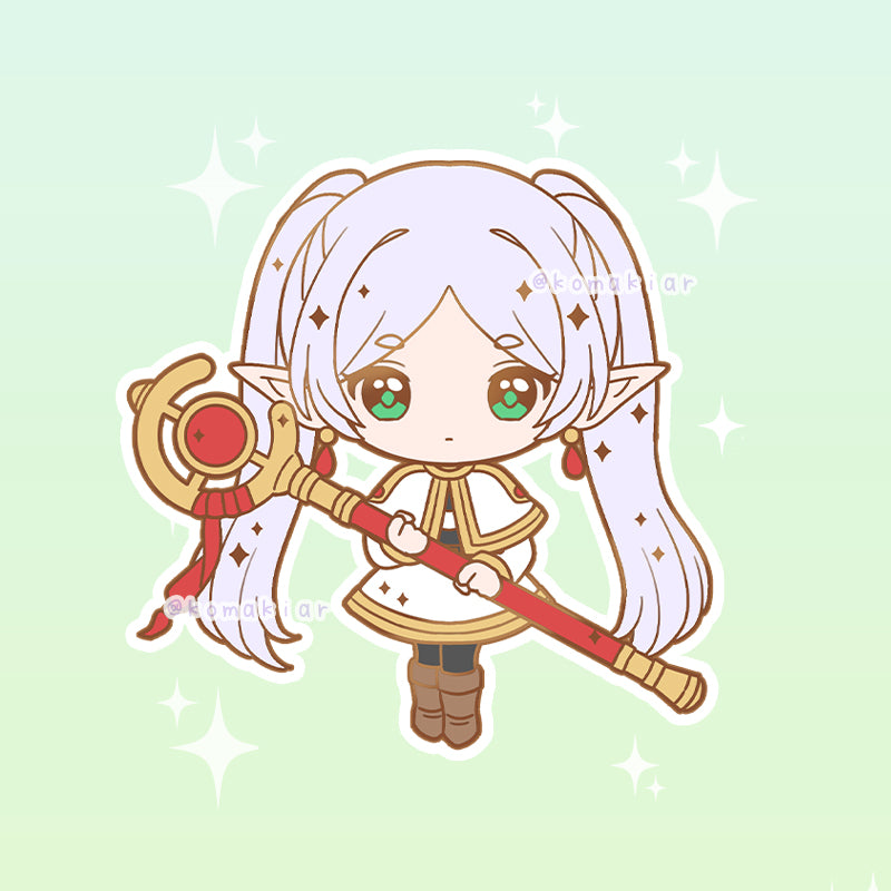 RESTOCK SOON: Frieren: Beyond Journey’s End Classic Magical Girls Enamel Pin – Fairy Frieren