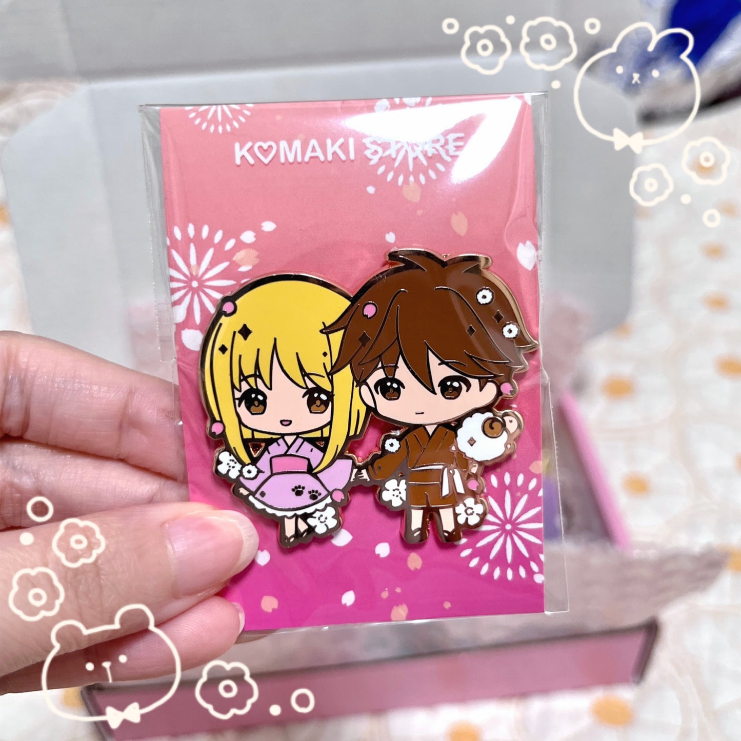 LAST CHANCE: Fruits Basket Kimono Enamel Pin – Tohru, Zodiacs and Friends