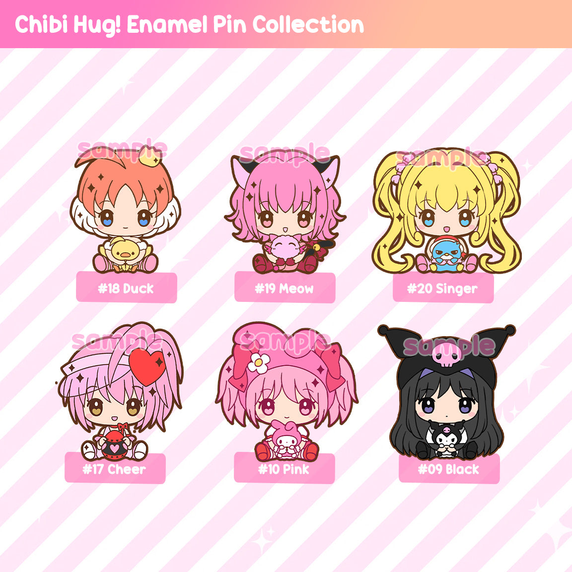 Tokyo Mew Mew Chibi Hug Enamel Pins – Ichigo