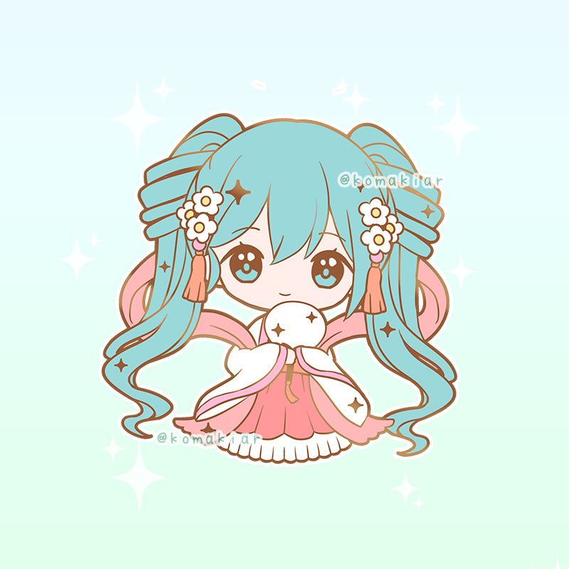 Harvest Moon Miku Enamel Pin