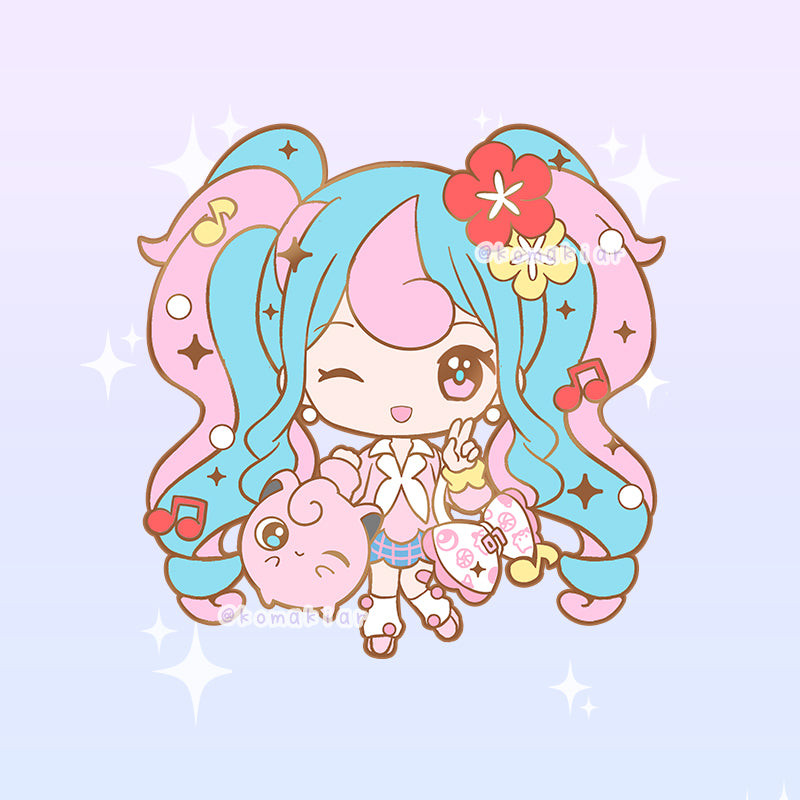 Fairy Trainer Miku Virtual Vocalist Enamel Pin – Project Voltage