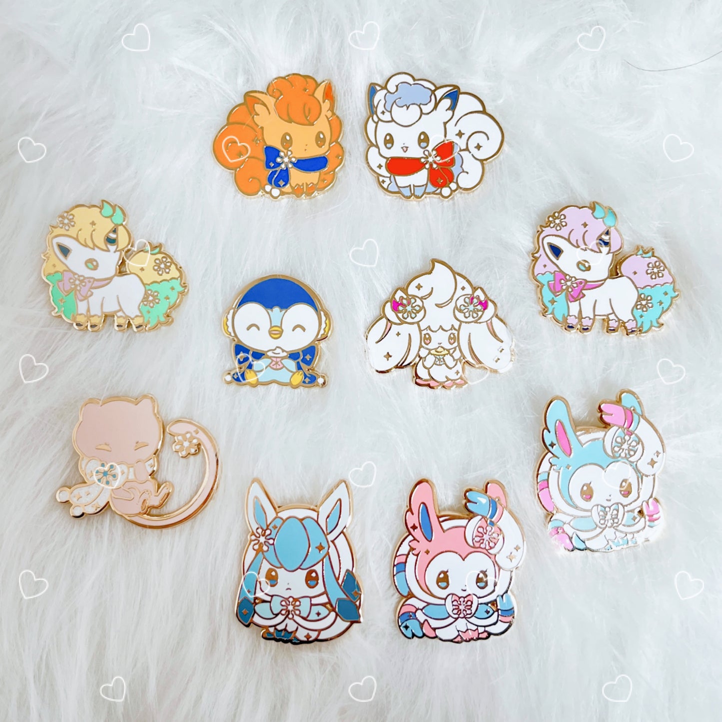 Alcremie – Winter Poke Enamel Pin Series by Mooncake Pin
