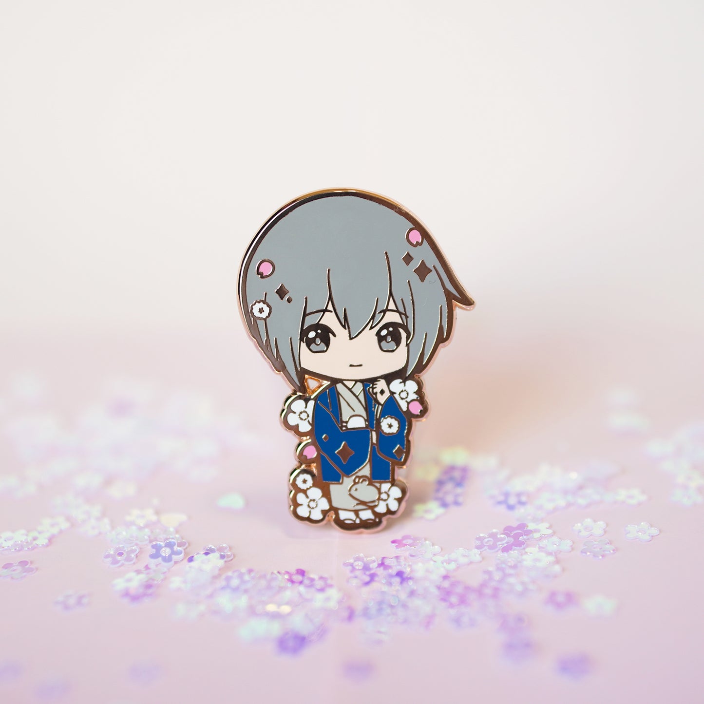 LAST CHANCE: Fruits Basket Kimono Enamel Pin – Tohru, Zodiacs and Friends