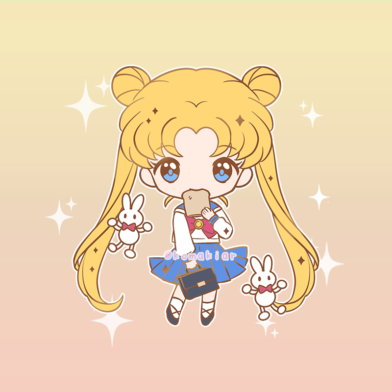 School Girl Usagi - Moonie Enamel Pin