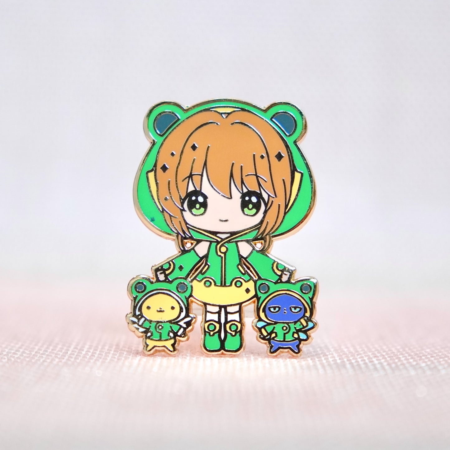 Sakura Froggy Raincoat Card Captor - Classic Magical Girls Enamel Pin