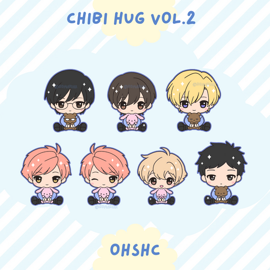 PREORDER: Ouran / OHSHC - Chibi Hug! Enamel Pin Series Vol. 2