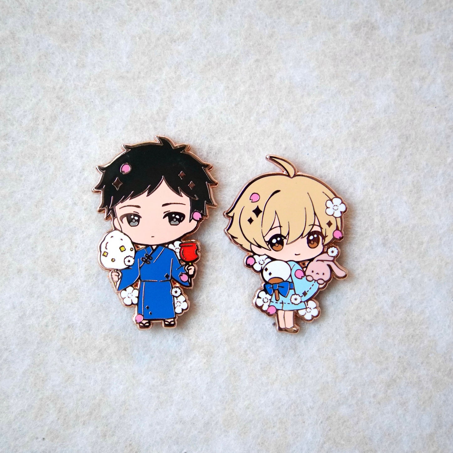 Ouran High School Host Club - Kimono / Yukata Enamel Pin Series