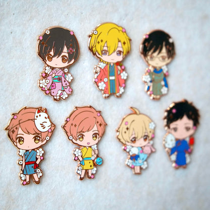 Ouran High School Host Club - Kimono / Yukata Enamel Pin Series