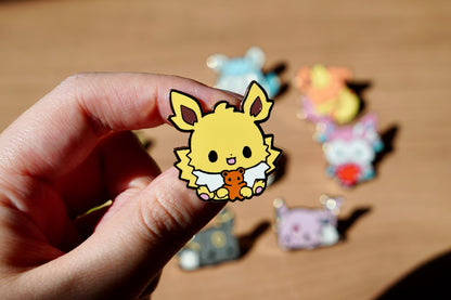 Baby Squad Eeveelution by Mooncake Pin