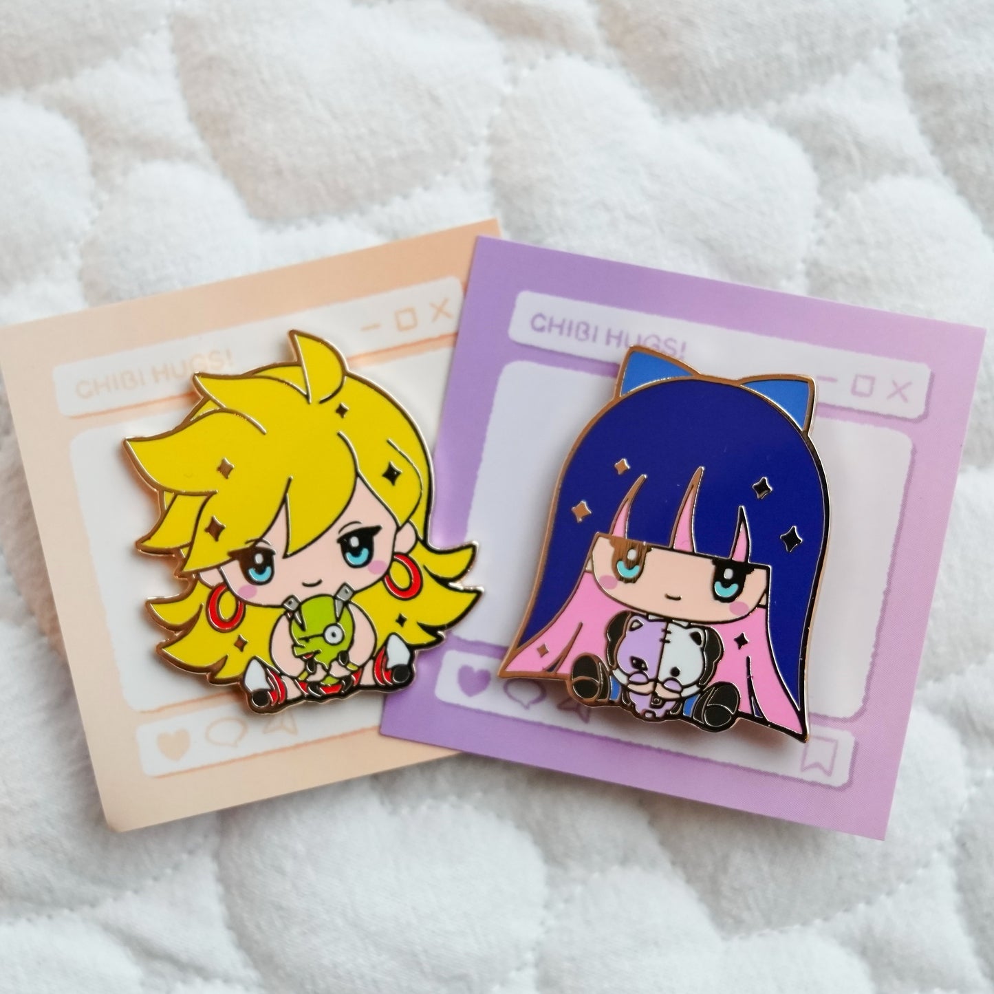 Panties / Stockings - Chibi Hug! Enamel Pin Series