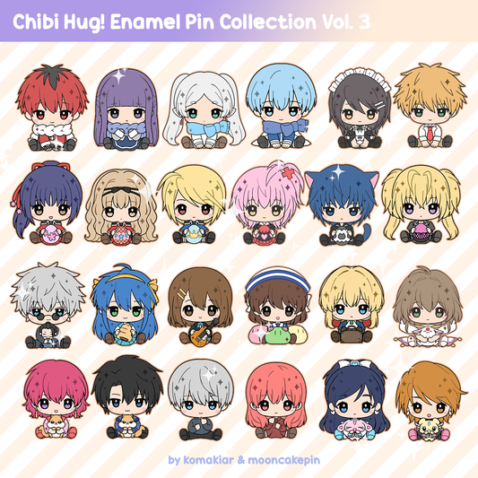 PREORDER: Chibi Hug! Enamel Pin Series Vol. 3 - Anime / Shojo Hits