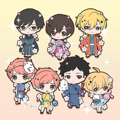 Ouran High School Host Club - Kimono / Yukata Enamel Pin Series