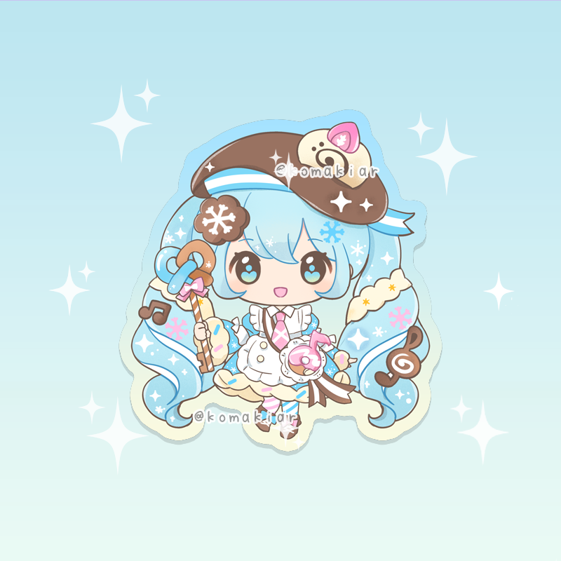 Sweet Snow Miku Sticker