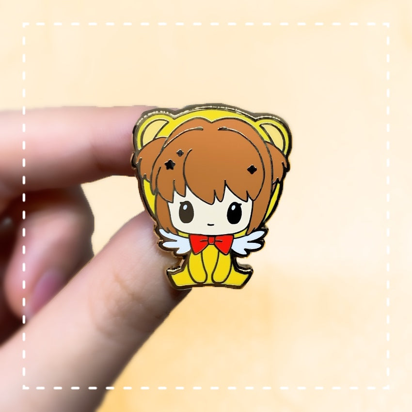 LAST CHANCE: Sakura - Mini Mahoushoujo Enamel Pin